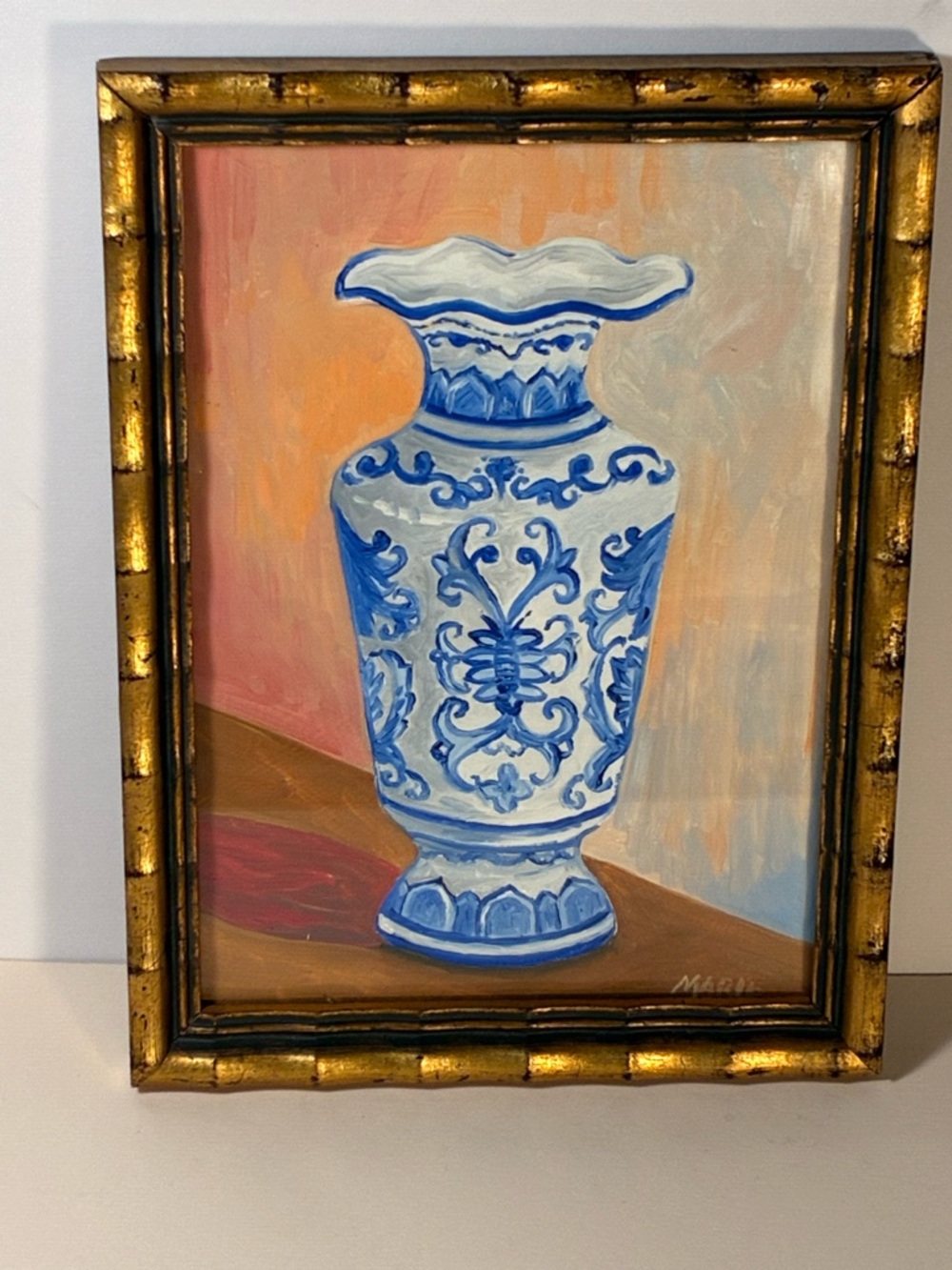 Original Framed Painting signed Marie Wise